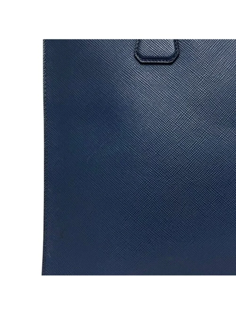 Prada Tote Blue Saffiano Leather 180 a Document Business